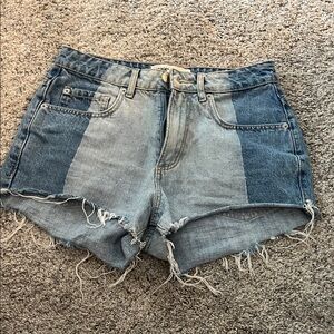 Garage Denim Patchwork Women Shorts